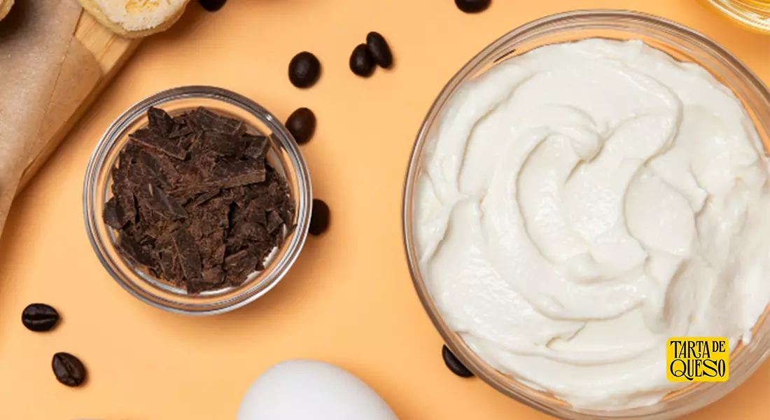 chocolate y queso crema